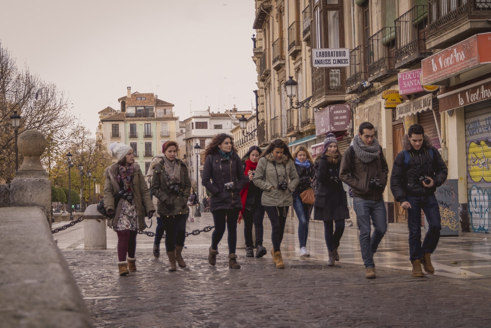 Estudiantes de ESADA en una visita a la Alhambra