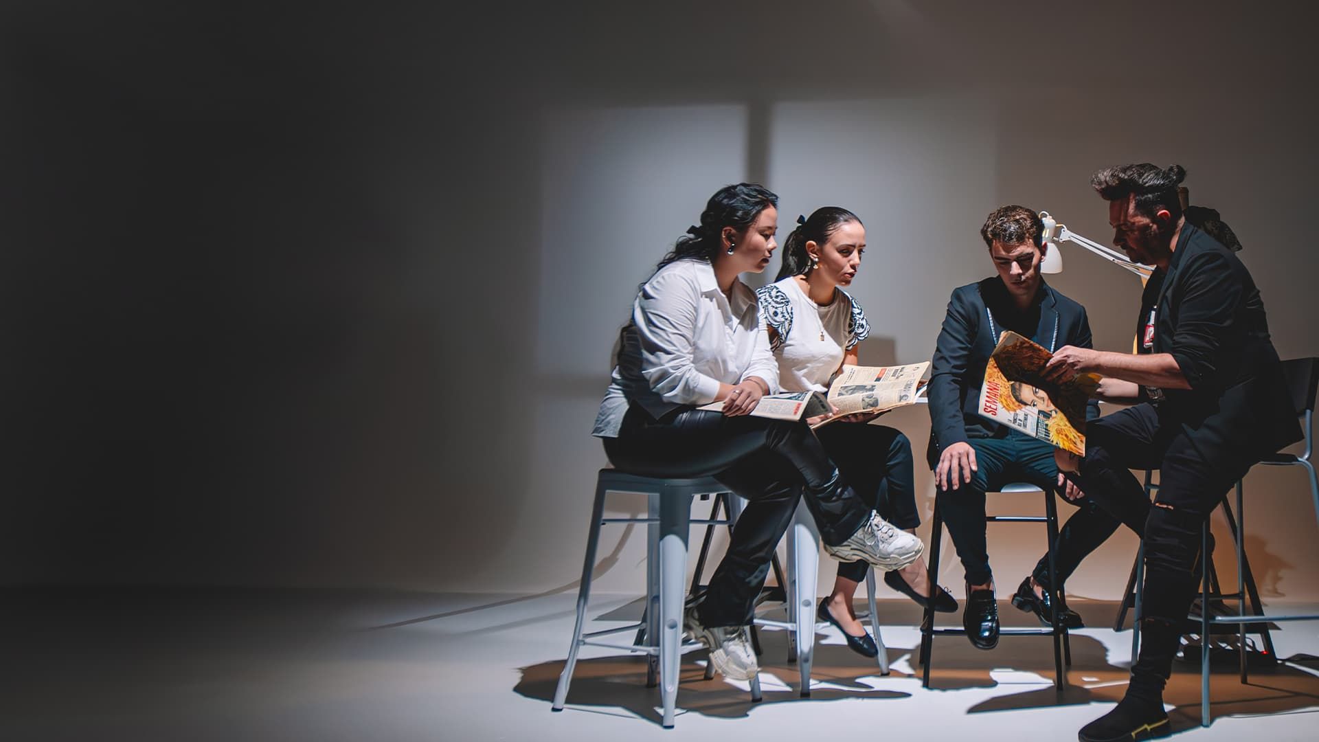 Foto de estudio de los alumnos del máster