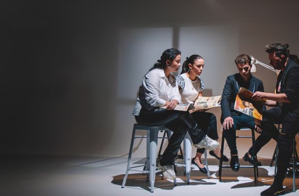 Foto de estudio de los alumnos del máster